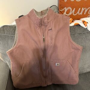 Women’s Carhartt Light Pink Canvas Vest